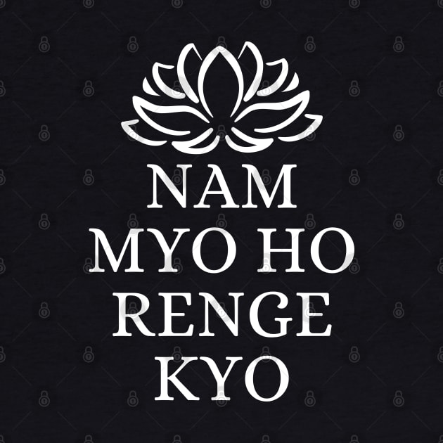 Nam Myoho Renge Kyo by divinoro trendy boutique